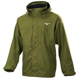 2024 MIZUNO 美津濃 男 防潑水 微刷毛 防風 戶外夾克 休閒外套(32TEB55638)落葉綠 歷史價格詳細信息