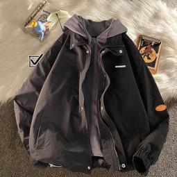 衝鋒衣外套男生高級感春秋冬款時尚棉服美式痞帥防水防風機能夾克 歷史價格詳細信息