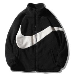 耐吉外套 Nike外套男女秋冬新款休閒運動外套 大勾LOGO 休閒外套 保暖搖粒絨外衣 Nike情侶款 男女生秋季外套 歷史價格詳細信息