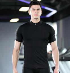 ＊alis機能館＊【0070】網紗拼接冰涼高彈速乾瑜珈跑步健身/燕尾服綁帶運動短袖T恤~ 歷史價格詳細信息