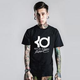 杜蘭特t恤KD純棉短袖男女籃網7號35號籃球衣潮牌學生打底衫寬松夏#男裝 歷史價格詳細信息