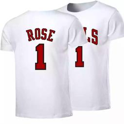 ????飆風玫瑰Derrick Rose羅斯短袖T恤上衣????NBA公牛隊Nike耐克愛迪達運動籃球衣服T-shirt男780 歷史價格詳細信息