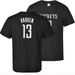 ????大鬍子James Harden哈登短袖棉T恤上衣????NBA快艇隊Nike愛迪達運動籃球衣服T-shirt男840 歷史價格詳細信息