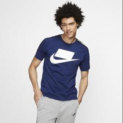 Nike T恤 Sportswear Swoosh 男款 基本款 大勾 圓領 棉質 運動休閒 黑 白  DC5095-010 歷史價格詳細信息