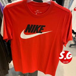 NIKE 短T 基本款 白色 紅 刺繡 男 AR4999-100 歷史價格詳細信息