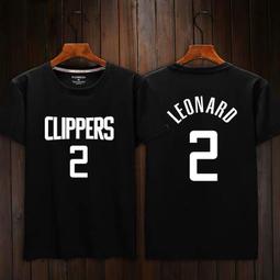 ????雷納德Kawhi Leonard短袖棉T恤上衣????NBA快艇隊Nike耐克愛迪達運動籃球衣服T-shirt女男487 歷史價格詳細信息