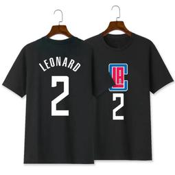 ????雷納德Kawhi Leonard短袖棉T恤上衣????NBA快艇隊Nike耐克愛迪達運動籃球衣服T-shirt女男487 歷史價格詳細信息