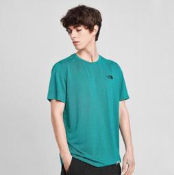 【戶外風】The North Face 男 FlashDry吸濕排汗短袖T恤/字母印花圓領素 歷史價格詳細信息