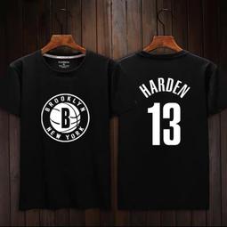 ????大鬍子James Harden哈登短袖棉T恤上衣????NBA快艇隊Nike愛迪達運動籃球衣服T-shirt男840 歷史價格詳細信息