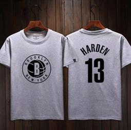 ????大鬍子James Harden哈登短袖棉T恤上衣????NBA快艇隊Nike愛迪達運動籃球衣服T-shirt男840 歷史價格詳細信息