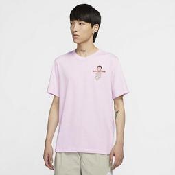 NIKE 短T NSW 粉色 後背 塗鴉 休閒 短袖 上衣 男 FB9787-686 歷史價格詳細信息