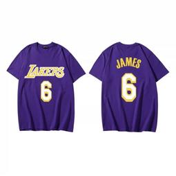 ????詹皇LeBron James詹姆士短袖棉T恤上衣????NBA湖人隊Nike耐克愛迪達運動籃球衣服T-shirt男451 歷史價格詳細信息
