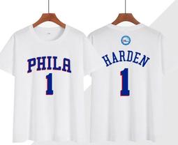 ????大鬍子James Harden哈登短袖棉T恤上衣????NBA快艇隊Nike愛迪達運動籃球衣服T-shirt男840 歷史價格詳細信息