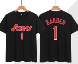 ????大鬍子James Harden哈登短袖棉T恤上衣????NBA快艇隊Nike愛迪達運動籃球衣服T-shirt男840 歷史價格詳細信息