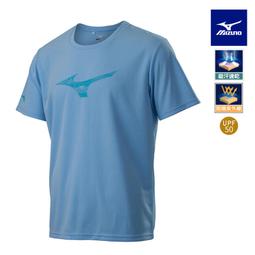 2024 上半季 MIZUNO 美津濃 大LOGO印花.短袖T恤 排汗衫 (32TAB00501)白 歷史價格詳細信息