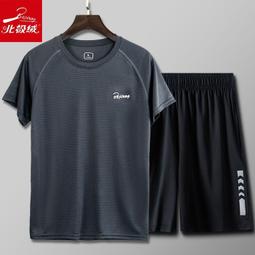 健身服 健身衣 運動上衣 短袖t恤男夏季速干衣大碼冰絲半袖吸汗透氣休閑彈力運動短袖 歷史價格詳細信息