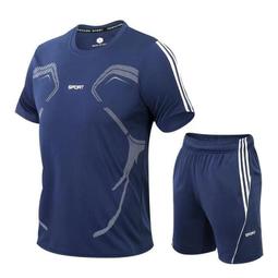 健身服 健身衣 運動上衣 短袖t恤男夏季速干衣大碼冰絲半袖吸汗透氣休閑彈力運動短袖 歷史價格詳細信息