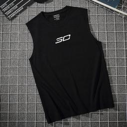 圓領無袖背心凱里歐文新款時尚籃球潮純棉個性無袖T恤寬松慢跑運動大碼背心男 歷史價格詳細信息