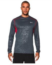 Under Armour 長袖上衣 運動上衣 ArmourPrint 男 1370414-014 光暈灰 歷史價格詳細信息