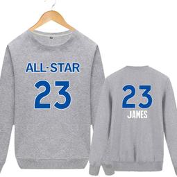 ????詹皇LeBron James詹姆士長袖純棉T恤上衛衣????NBA湖人隊Nike耐克愛迪達運動籃球衣服圓領大學T男329 歷史價格詳細信息