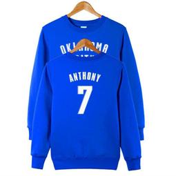 ????甜瓜Carmelo Anthony安東尼長袖棉T恤上衛衣????NBA雷霆隊Nike耐克愛迪達運動籃球衣服大學T男666 歷史價格詳細信息