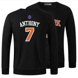 ????甜瓜Carmelo Anthony安東尼長袖棉T恤上衛衣????NBA雷霆隊Nike耐克愛迪達運動籃球衣服大學T男666 歷史價格詳細信息