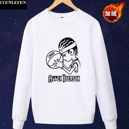 ????戰神Allen Iverson艾佛森長袖純棉T恤上衛衣????NBA 運動76人隊Nike耐克愛迪達籃球服大學T男326 歷史價格詳細信息