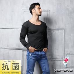 【MORINO摩力諾】抗菌防臭長袖V領衫 歷史價格詳細信息