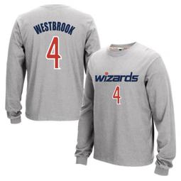 ????威少Russell Westbrook長袖純棉T恤上衛衣????NBA雷霆隊Adidas愛迪達運動籃球衣服大學T男668 歷史價格詳細信息