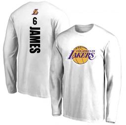 ????詹皇LeBron James詹姆士長袖純棉T恤上衛衣????NBA湖人隊Nike耐克愛迪達運動籃球衣服圓領大學T男329 歷史價格詳細信息