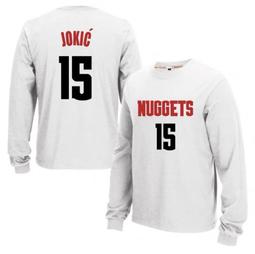 ????小丑約基奇Nikola Jokic長袖純棉T恤上衛衣????NBA金塊隊Adidas愛迪達運動籃球衣服圓領大學T男裝45 歷史價格詳細信息