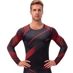 高端迷彩長袖T恤男寬松休閑冰絲速干中加肥加大碼胖子春秋薄款-正正男裝 歷史價格詳細信息