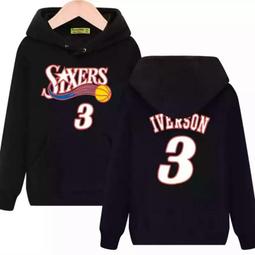 ????戰神Allen Iverson艾佛森長袖連帽T恤上衛衣????NBA運動76人隊Nike耐克愛迪達籃球服大學棉T男106 歷史價格詳細信息