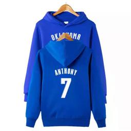 ????甜瓜Carmelo Anthony安東尼長袖棉T恤上衛衣????NBA雷霆隊Nike耐克愛迪達運動籃球衣服大學T男666 歷史價格詳細信息