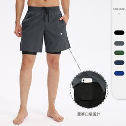雙層運動休閒短褲 休閒褲 短褲 雙層短褲 運動褲 運動短褲【20085】 歷史價格詳細信息