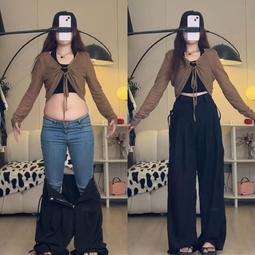 梨形身材休閒西裝短褲女2024夏季薄款大碼胖高腰遮胯闊腿字五分褲 歷史價格詳細信息