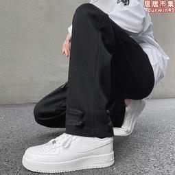 新中式盤扣闊腿褲女夏季開叉雪紡裙褲2024新款垂感寬鬆薄款九分褲 歷史價格詳細信息