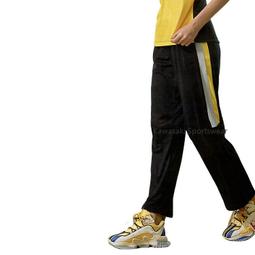 日本名牌 KAWASAKI 男女平織網裡運動長褲-黑紅#K218B2 歷史價格詳細信息