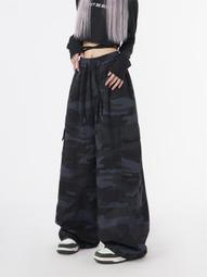 媽個雞媽 韓國ins四季百搭潮流水洗直筒寬褲寬鬆長褲牛仔褲男女 歷史價格詳細信息