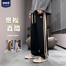 重磅衛褲男秋冬季潮牌運動休閑長褲男生加絨加厚寬松百搭束腳褲子 歷史價格詳細信息