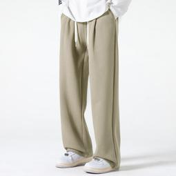 重磅褲子男2022新款秋冬季加絨休閑長褲男褲直筒束腳運動工裝衛褲 歷史價格詳細信息