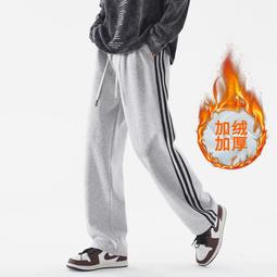 運動褲男秋冬潮牌港風寬松秋季休閑加厚ins潮流春秋褲子束腳衛褲 歷史價格詳細信息