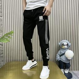 運動褲男2023秋季新款九分褲速乾透氣煙管褲男士彈力休閒長褲 歷史價格詳細信息