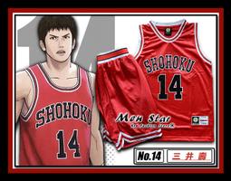 [免運費] THE FIRST SLAM DUNK 灌籃高手 籃球衣(球衣+球褲) 湘北隊 木幕 彩子 cosplay 歷史價格詳細信息