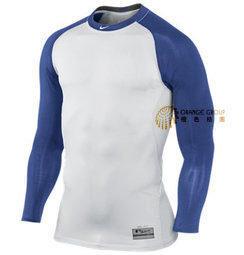 NIKE PRO COMBAT長袖練習衣(緊身).Dri-FIT布料可保持乾爽舒適 449794-702 螢光黃色 歷史價格詳細信息