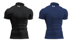 貳拾肆棒球-日本帶回限定品Under Armour高校甲子園式樣短袖高領緊身衣/寶藍/ 歷史價格詳細信息