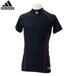 貳拾肆棒球-日本帶回adidas 短袖高領金標超輕量緊身衣/日製/XO/ 歷史價格詳細信息