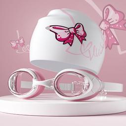 台灣現貨泳帽女長髮不勒頭顯臉小高顏值可愛大頭圍專業護耳蝴蝶結女游泳帽 歷史價格詳細信息