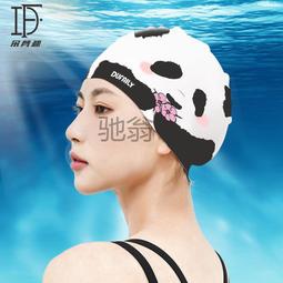 泳帽女長發防水不勒頭遊泳帽男兒童可愛日系女童韓國矽膠時尚潮款 歷史價格詳細信息