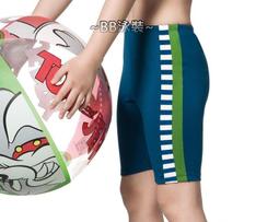 ~BB泳裝~APPLE蘋果牌2015 V領藍色印花連身三角泳衣 15440(45) 歷史價格詳細信息